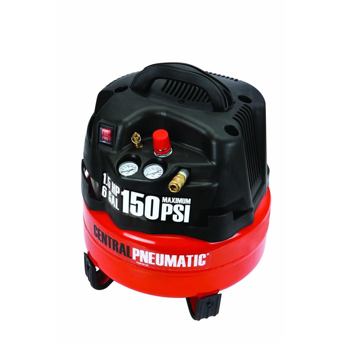 6 gallon 1.5 HP 150 PSI Air Compressor
