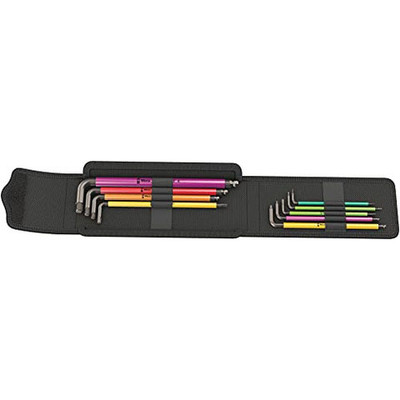 Wera 05004173001 Bicycle Set 4, Multicolour L-Key Set with Holding Function