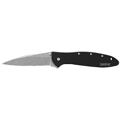 Kershaw 1660SWBLK Stonewashed Pocket Knife 3 Stonewashed H-Performance Sandvik