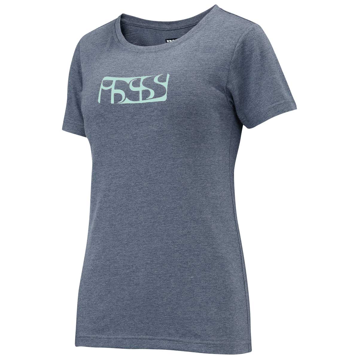 iXS Brand Tee Women Marine-Celeste 36 | 60% Polyester, 40% Cotton