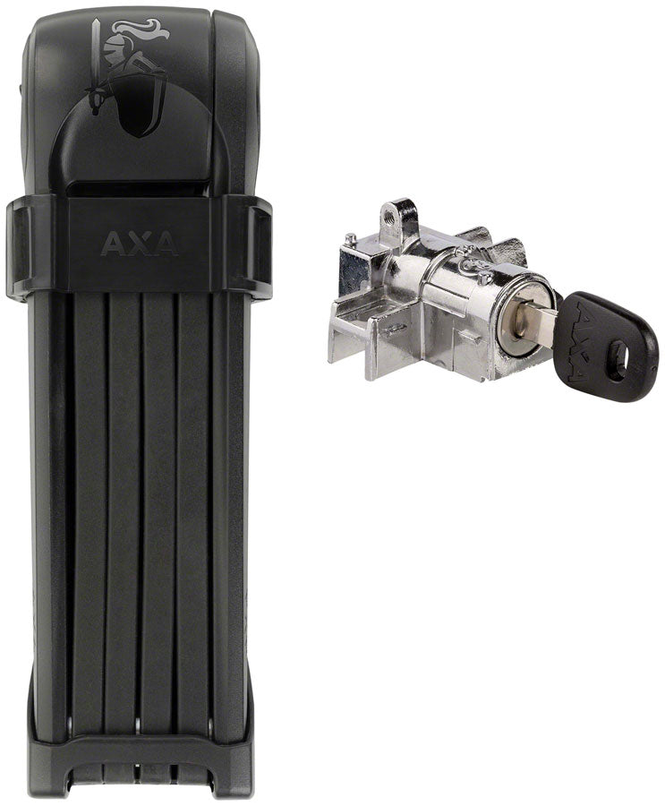 AXA 85 Folding Lock w/Bosch Battery Pack Lock Tube Style Bottle Cage Mount