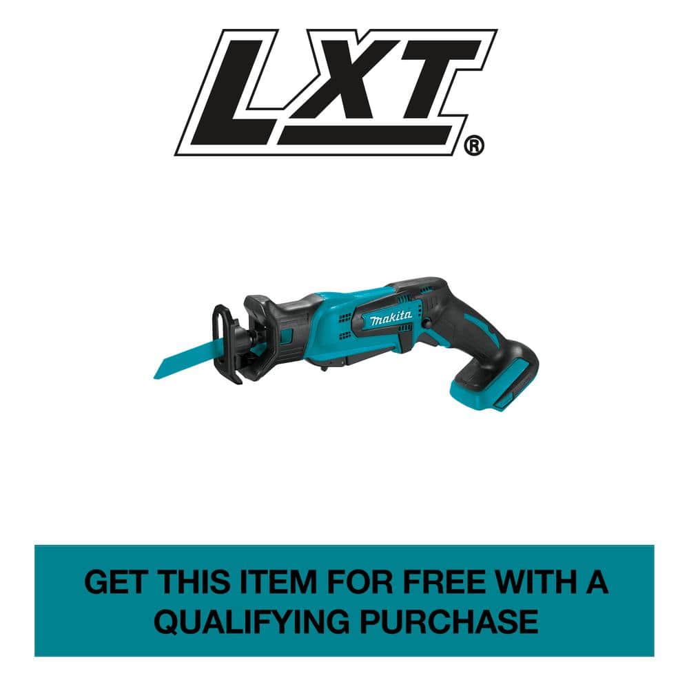 Makita 18V LXT Lithium-Ion Cordless Variable Speed Lightweight Compact Reciprocating Saw with Built-in LED (Tool-Only)