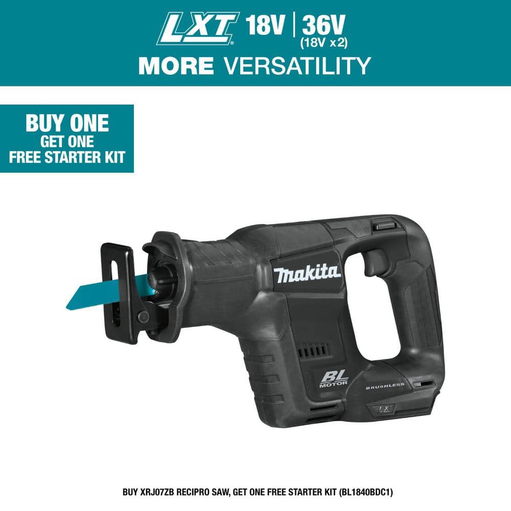 Makita 18V LXT Sub-Compact Lithium-Ion Brushless Cordless Variable Speed Reciprocating Saw (Tool-Only)