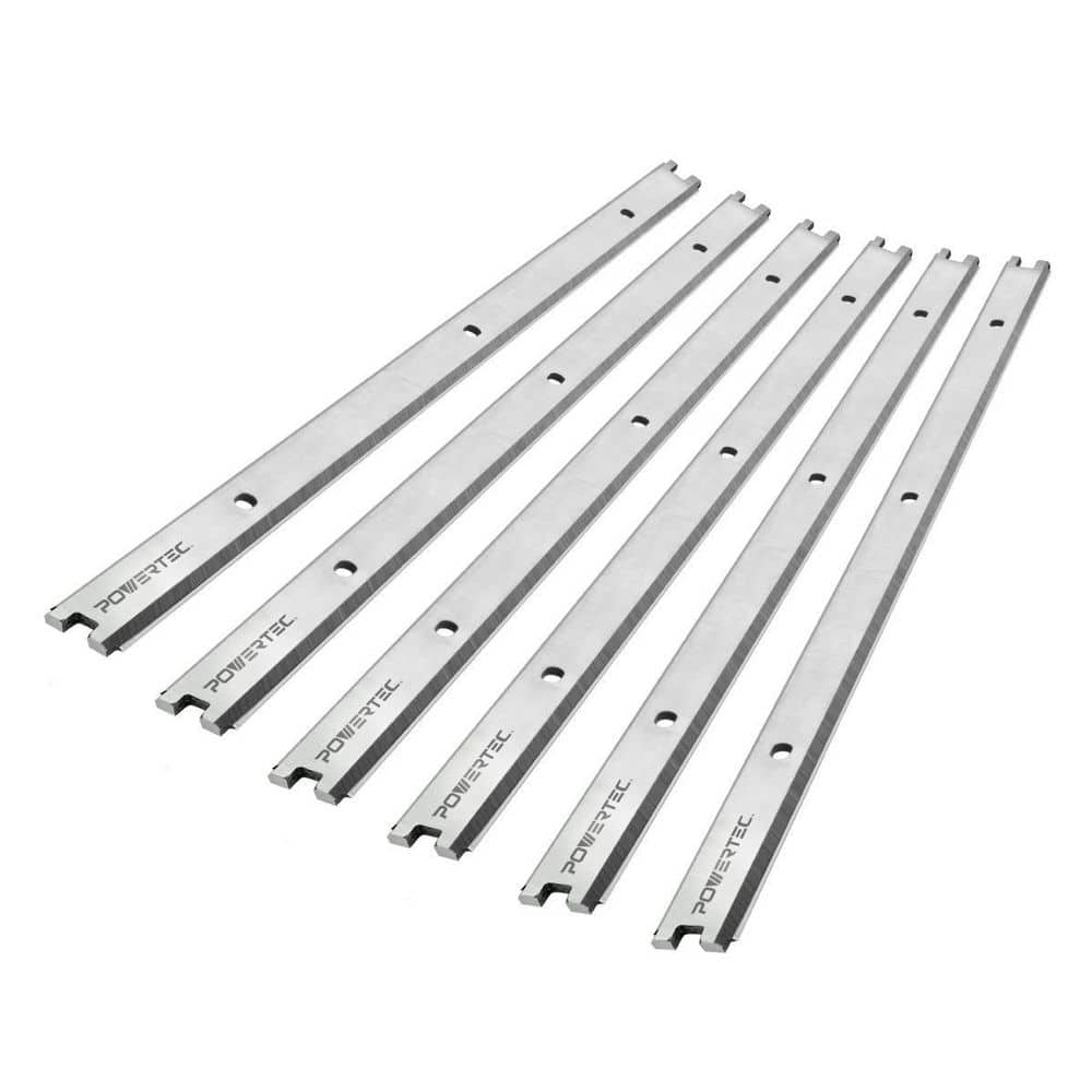POWERTEC 13 in. High Speed Steel Planer Knives for RIDGID R4330, R4331, TP1300LS (6-Pack)