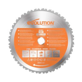 Evolution 10" Multi-Material TCT Blade, 28T, 1" Arbor RAGE255BLADE