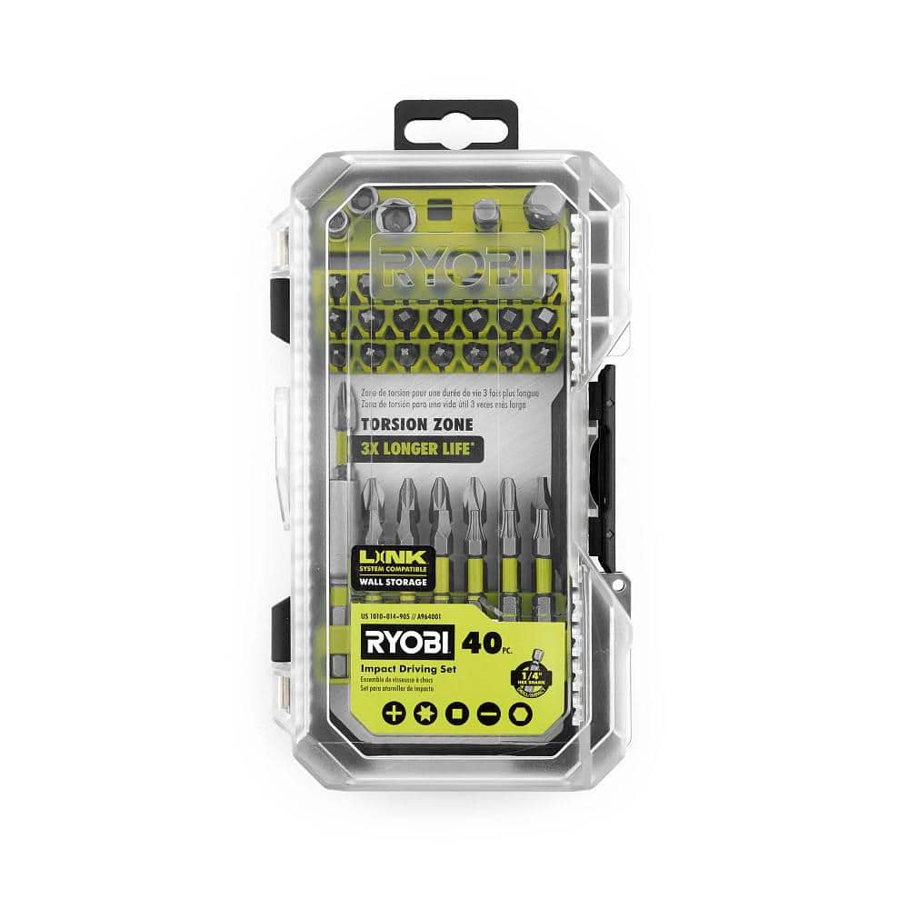RYOBI Impact Rated Driving Set (40-Piece)