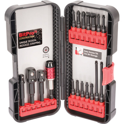 Titan Tools 16276 18 Piece Impact Driver & Bit Set