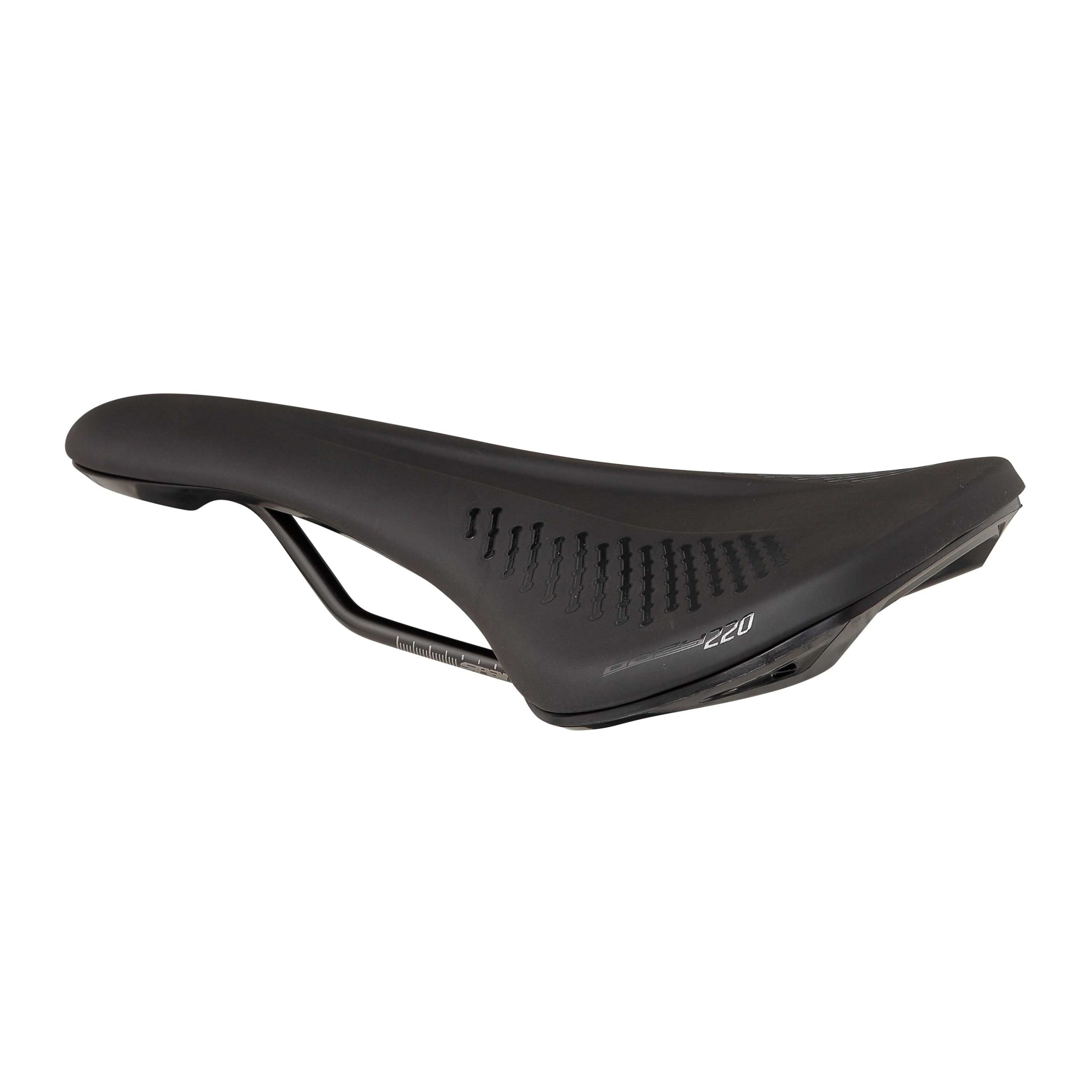 Bike Saddle Spank OOZY 220 - Black | 265mm Width | Chromoly Rails | Synthetic