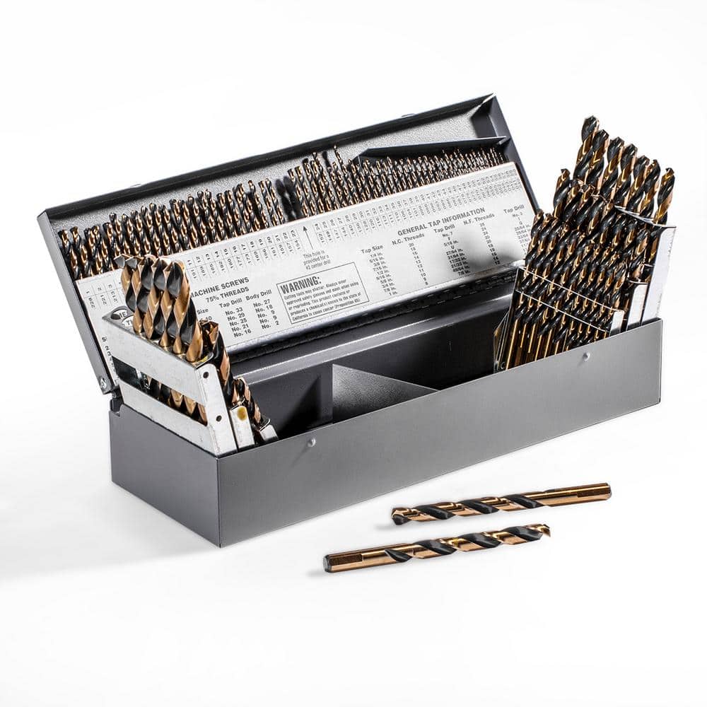 Stark ELITE High Speed Steel Drill Bit Set with Case (115-Piece)
