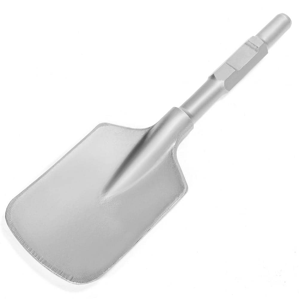 STARK USA 4.3 in. x 16 in. x 1-1/8 in. Hex Steel Asphalt Cutter Chisel Bit for Electric Demolition Jack Hammer