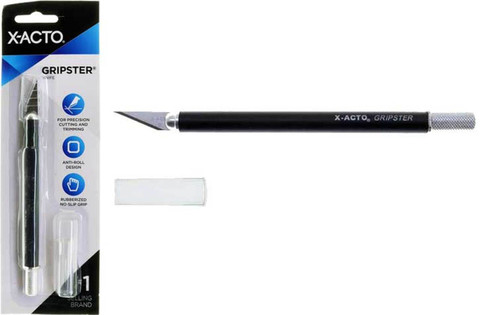 X-Acto X3627 Black Gripster Knife - Safety Cap - Type A